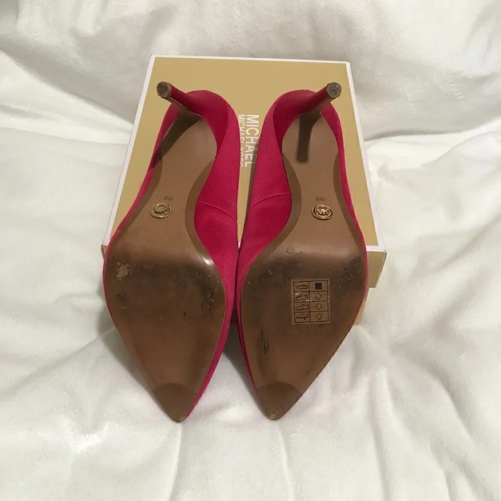 Michael Kors Claire Satin Pump - Ultra Pink‎